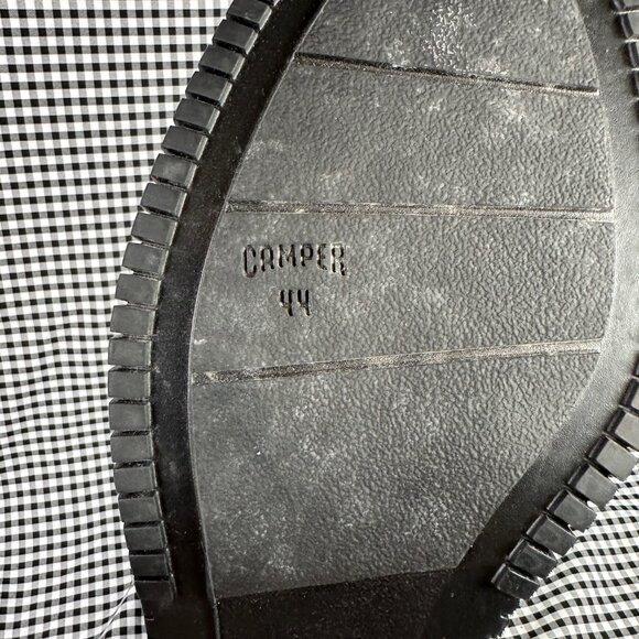 Camper Pix Chunky Neon Yellow Leather Oxford Shoe Men's EU 44 / US 10.5 - Picture 6 of 7